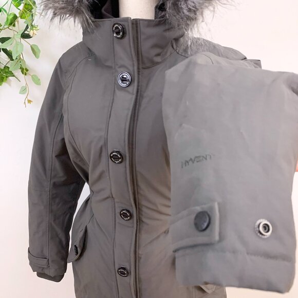 The North Face Arctic Goose Down Gray Long Parka Size Medium - Picture 6 of 13